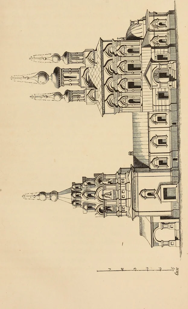 An illustration from Pami︠a︡tniki t︠s︡erkovnykh drevnosteĭ, 1857, leaf 322