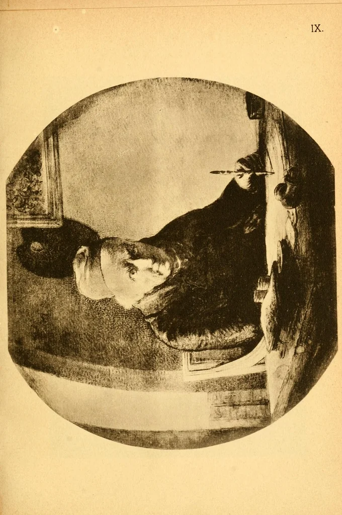 An illustration from Pamietnik wystawy miniatur, oraz tkanin i haftów : urzadzonej w domu wasnym w Warszawie, 1912, leaf 101