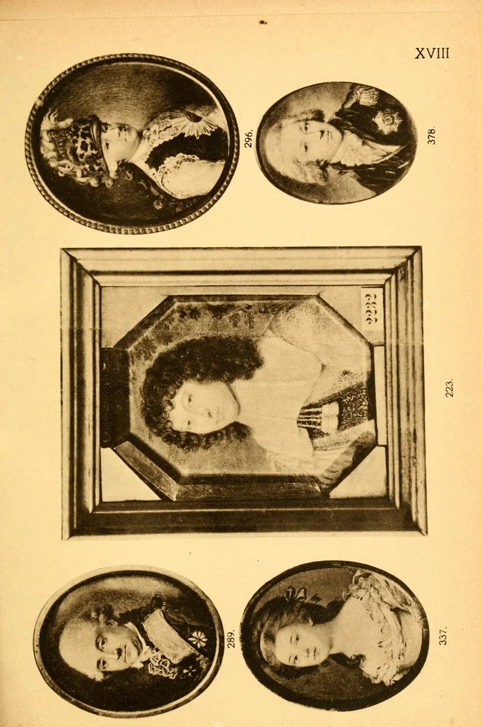 An illustration from Pamietnik wystawy miniatur, oraz tkanin i haftów : urzadzonej w domu wasnym w Warszawie, 1912, leaf 133
