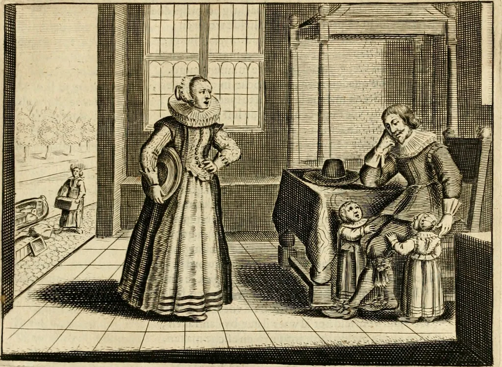 An illustration from Pampiere wereld, ofte, Wereldsche oeffeninge : waer in begrepen zijn meest alle de rijmen en werken, 1681, leaf 116