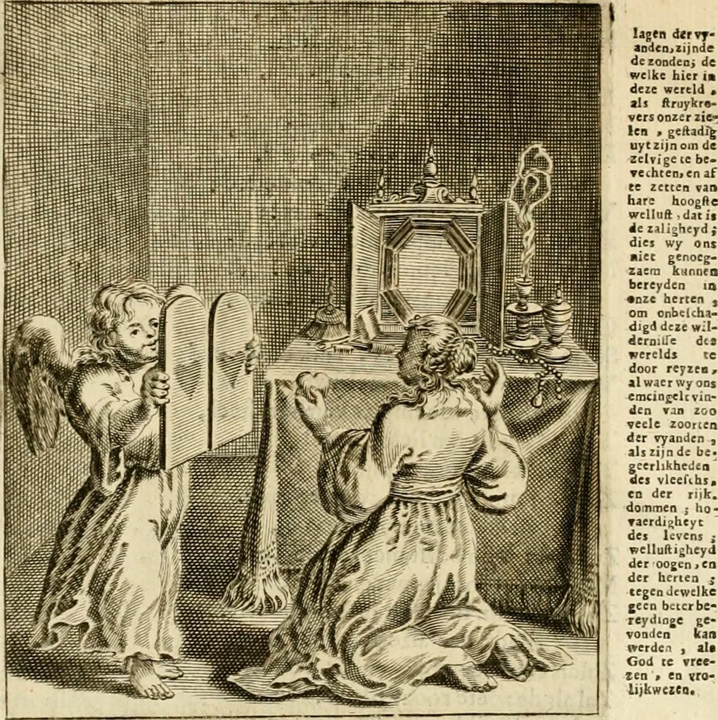 An illustration from Pampiere wereld, ofte, Wereldsche oeffeninge : waer in begrepen zijn meest alle de rijmen en werken, 1681, leaf 153