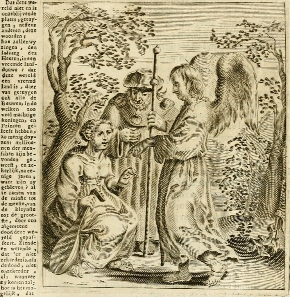 An illustration from Pampiere wereld, ofte, Wereldsche oeffeninge : waer in begrepen zijn meest alle de rijmen en werken, 1681, leaf 158