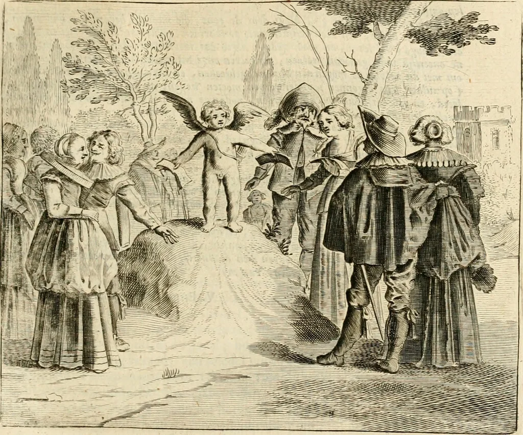An illustration from Pampiere wereld, ofte, Wereldsche oeffeninge : waer in begrepen zijn meest alle de rijmen en werken, 1681, leaf 194