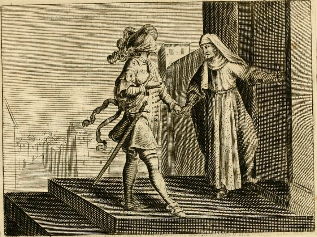 An illustration from Pampiere wereld, ofte, Wereldsche oeffeninge : waer in begrepen zijn meest alle de rijmen en werken, 1681, leaf 532