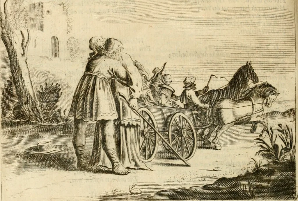 An illustration from Pampiere wereld, ofte, Wereldsche oeffeninge : waer in begrepen zijn meest alle de rijmen en werken, 1681, leaf 747