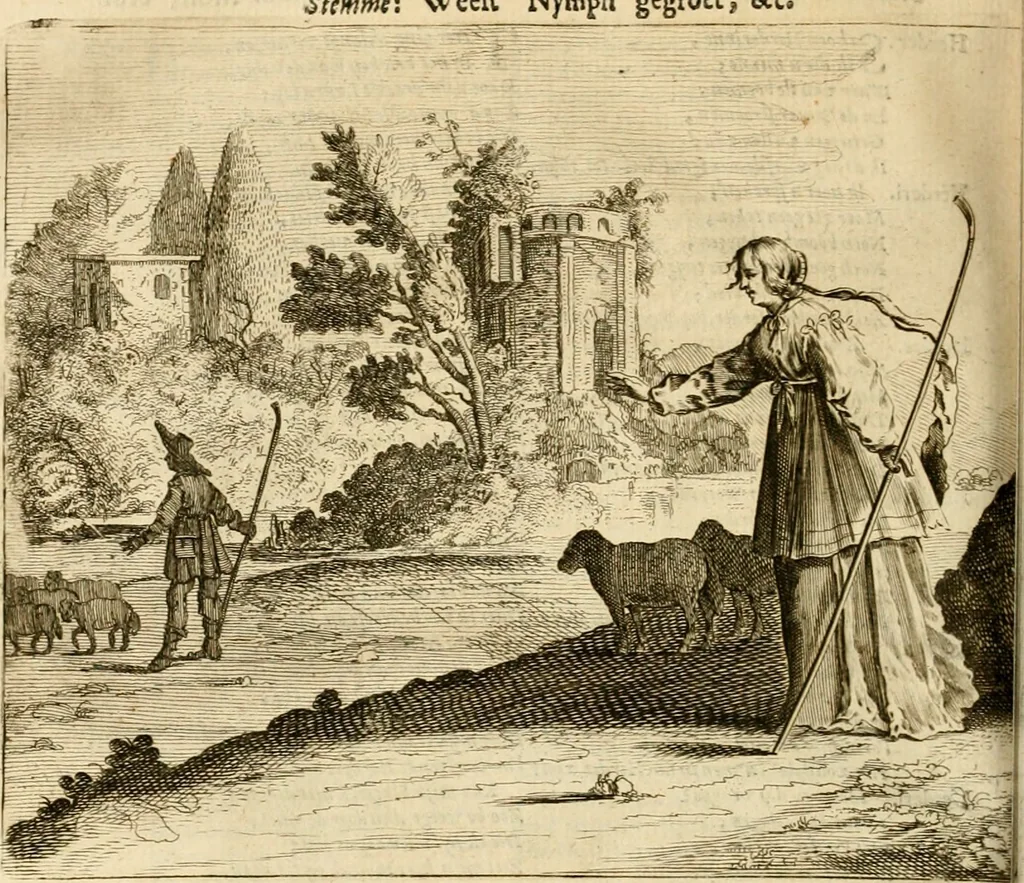 An illustration from Pampiere wereld, ofte, Wereldsche oeffeninge : waer in begrepen zijn meest alle de rijmen en werken, 1681, leaf 751