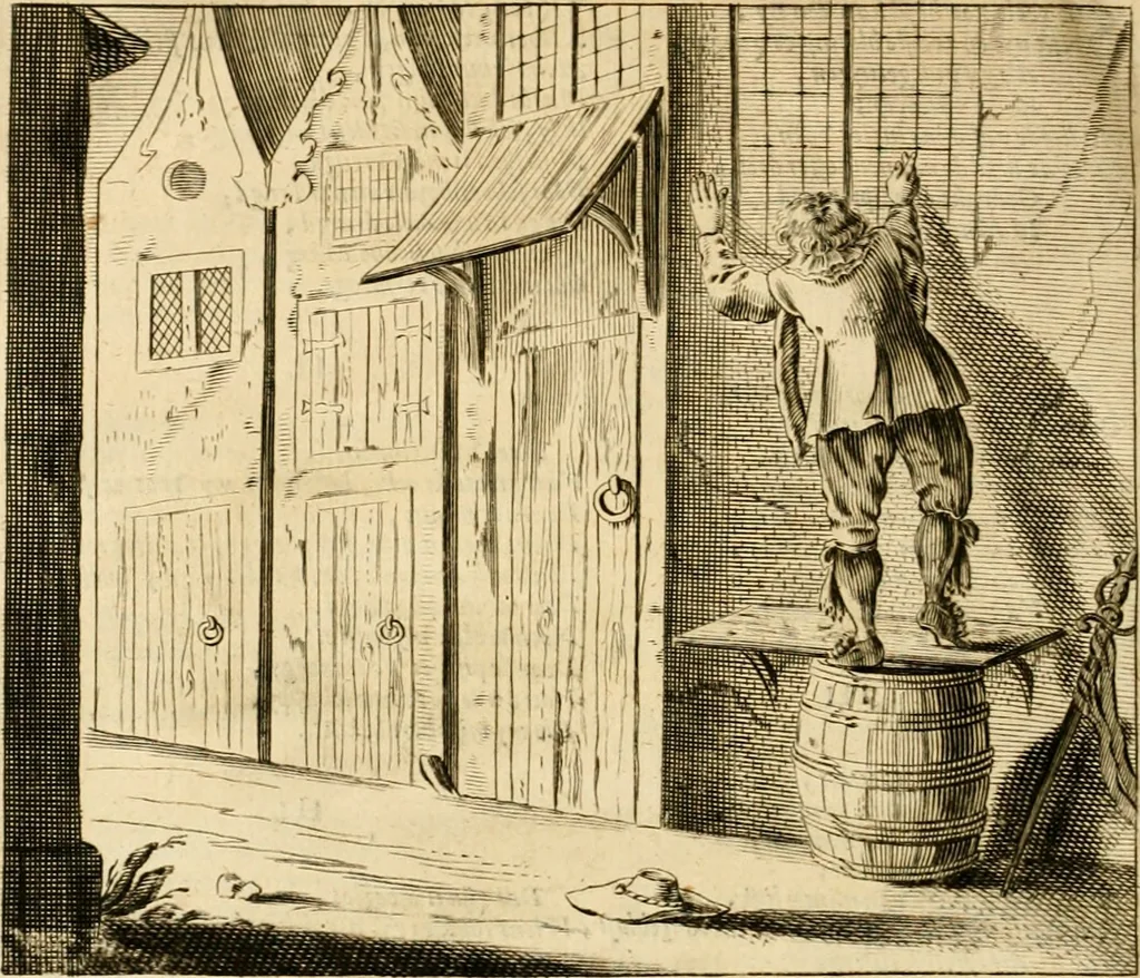 An illustration from Pampiere wereld, ofte, Wereldsche oeffeninge : waer in begrepen zijn meest alle de rijmen en werken, 1681, leaf 769
