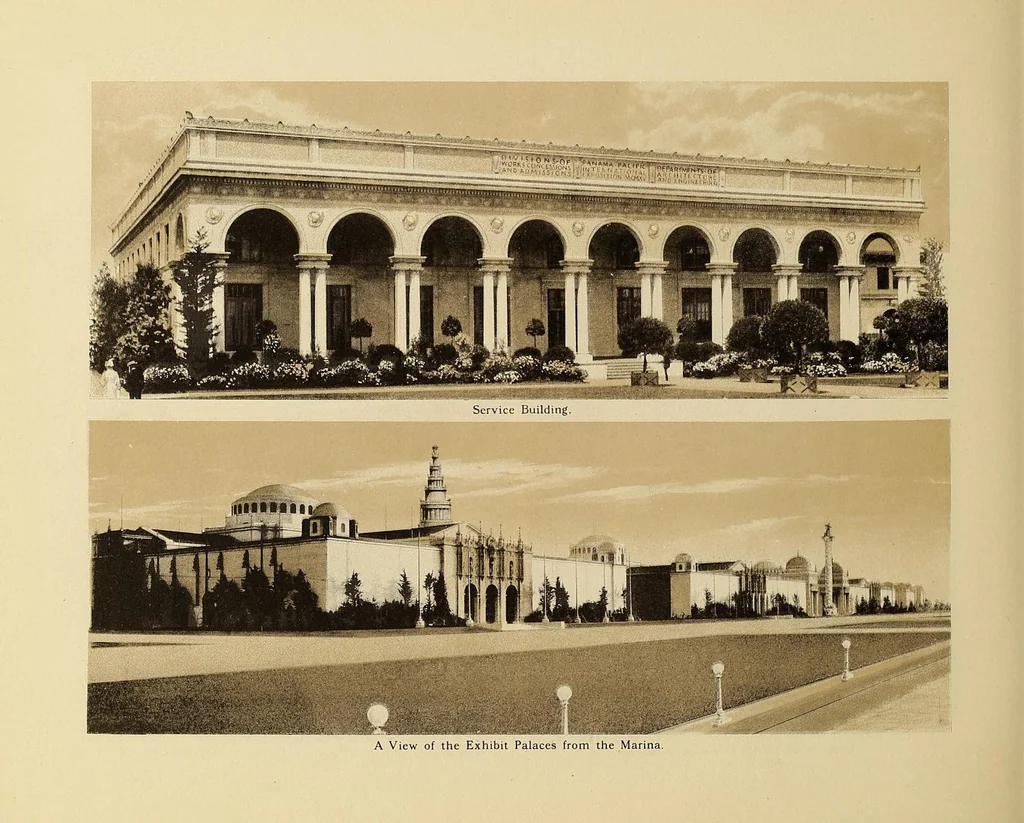 An illustration from The Panama-Pacific International Exposition : San Francisco, California, U.S.A., February 20, to December 4, 1915, 1915, leaf 16