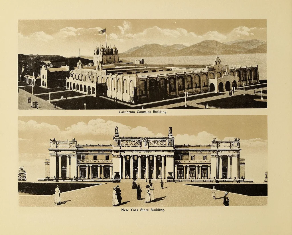 An illustration from The Panama-Pacific International Exposition : San Francisco, California, U.S.A., February 20, to December 4, 1915, 1915, leaf 34
