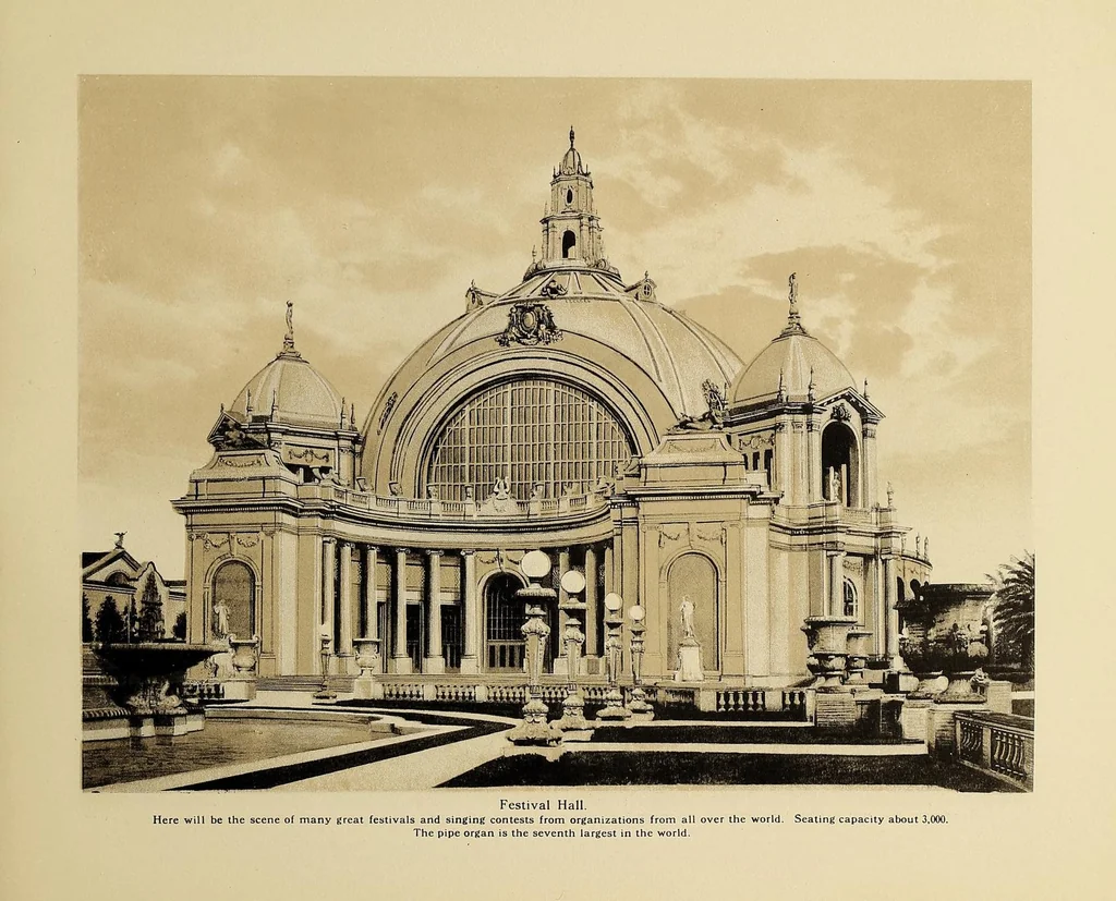 An illustration from The Panama-Pacific International Exposition : San Francisco, California, U.S.A., February 20, to December 4, 1915, 1915, leaf 49