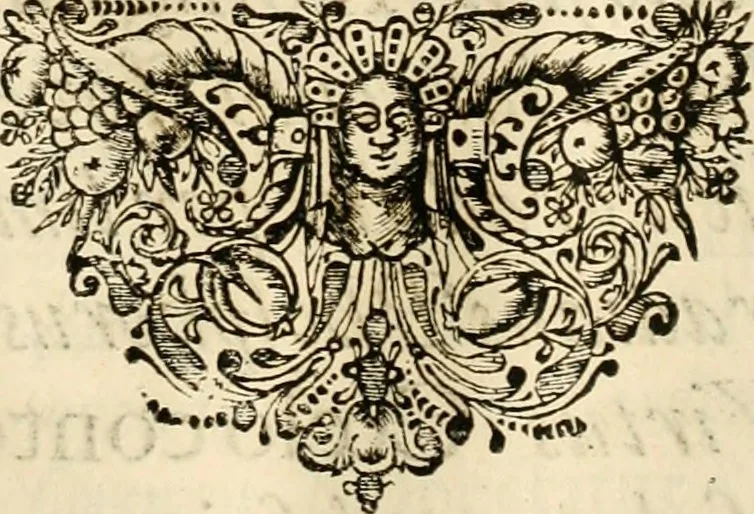 An illustration from Panegyricus aeternaturae gloriae invictissimo semper hostium triumphatori ... Ioanni Christophoro Königsmarchio ... destinatus : atq[ue] hoc die, qui laudum ipsius primus factorum supremus est, non dolori at solatio, non funeri sed splendori, coelo orbi posteris in gloriam famam exemplum expositus ..., 1663, leaf 90