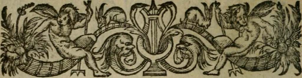 An illustration from Panegyrique de l'Henoticon ou edict de Henry III, roy de France & de Poloigne, sur la reünion de ses subiets à l'Eglise catholique, apostolique, & romaine; auec vne sommaire exposition d'iceluy: & ample discours des moyens, de purger les royaumes d'heresies, schismes, troubles, & seditions, 1588, leaf 13
