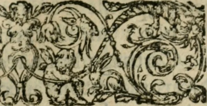 An illustration from Panegyrique de l'Henoticon ou edict de Henry III, roy de France & de Poloigne, sur la reünion de ses subiets à l'Eglise catholique, apostolique, & romaine; auec vne sommaire exposition d'iceluy: & ample discours des moyens, de purger les royaumes d'heresies, schismes, troubles, & seditions, 1588, leaf 22