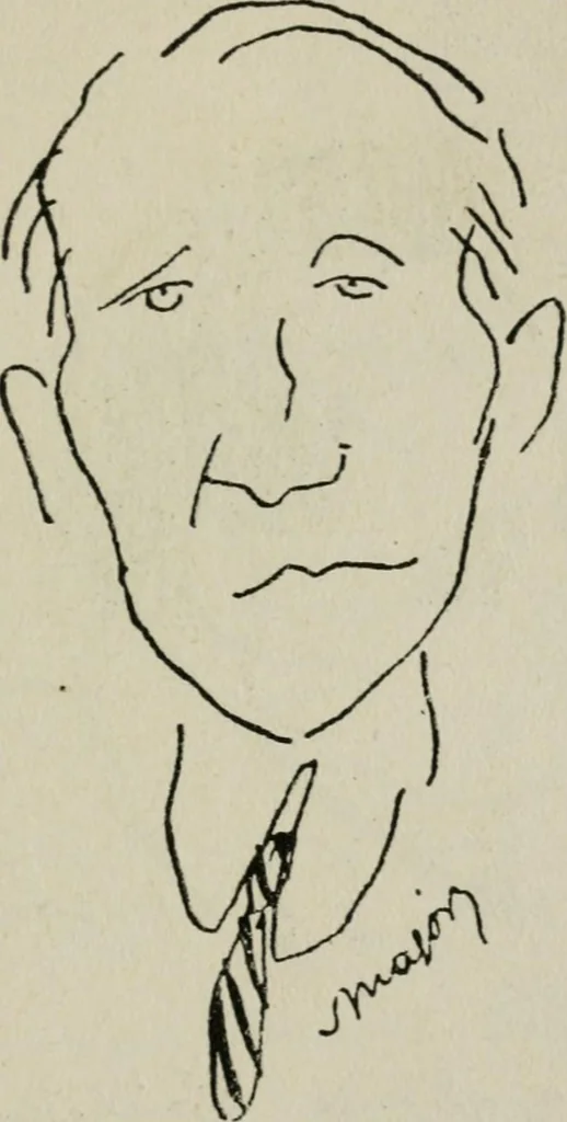 An illustration from Panoptikuma : irók és hirlapirók karrikaturái, 1913, leaf 46