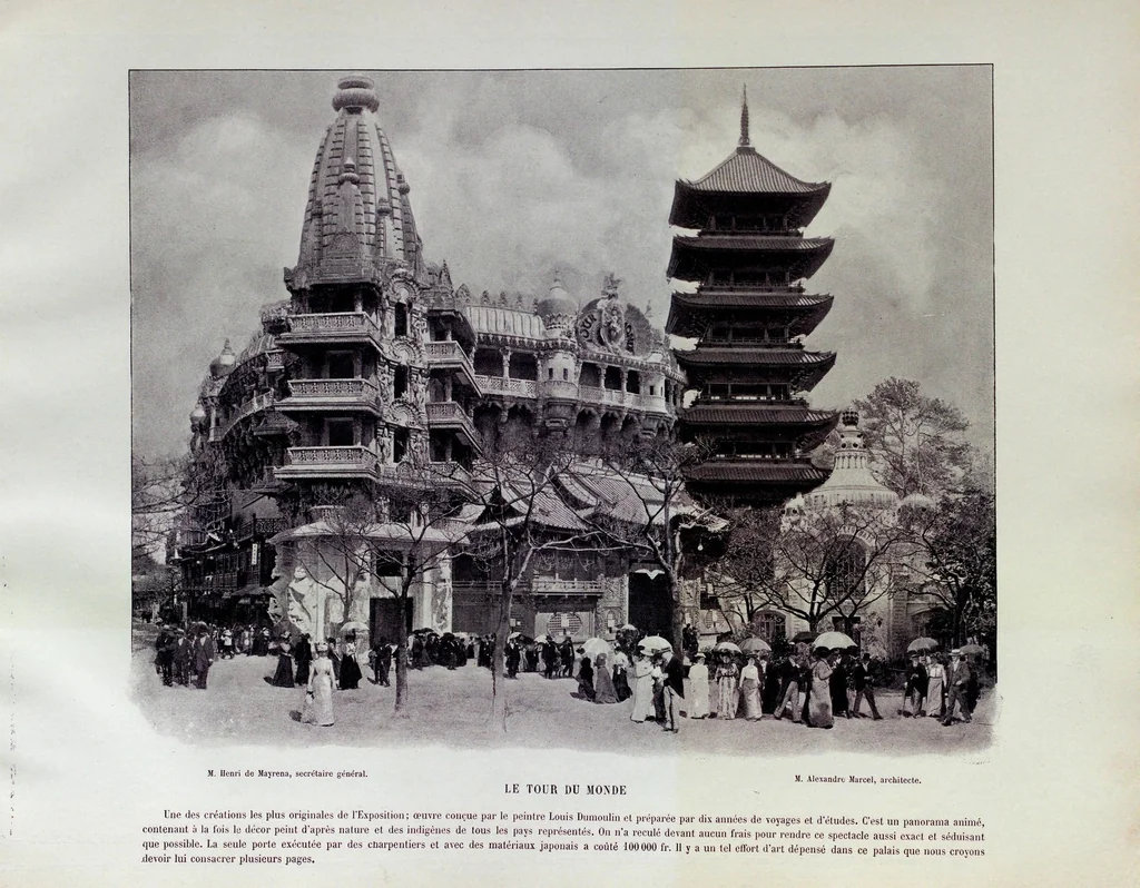 An illustration from Le panorama de l'Exposition de Paris 1900, 1900, leaf 196