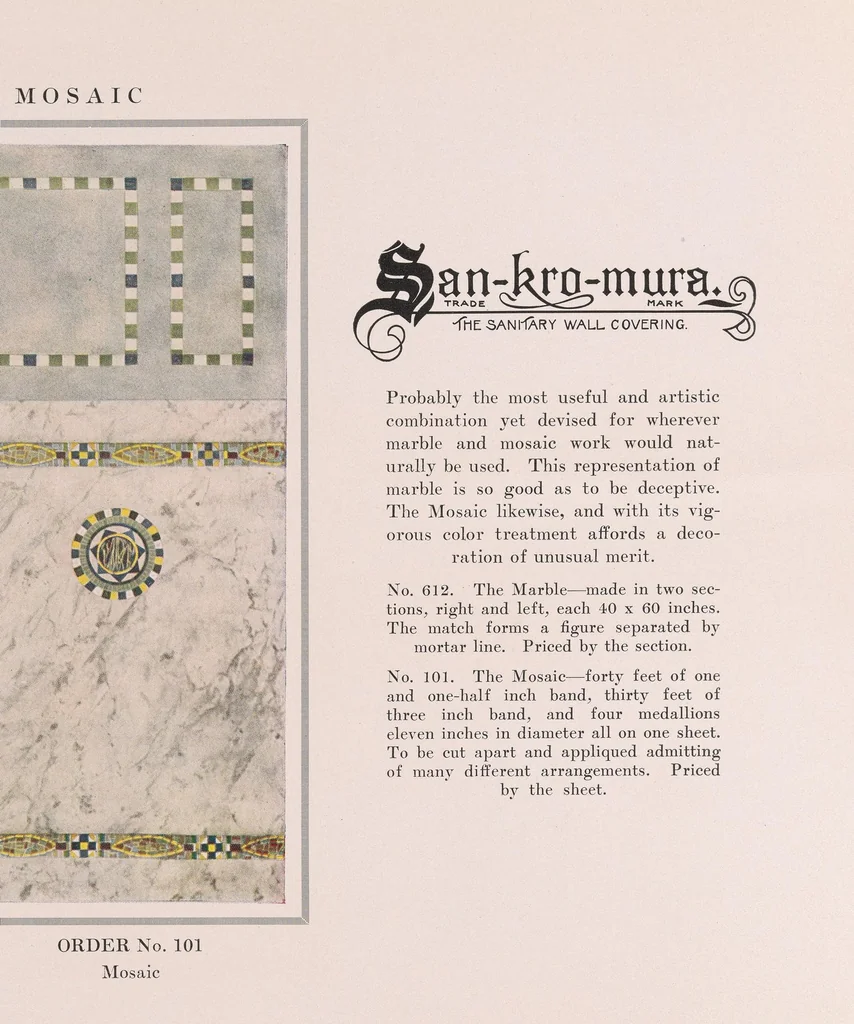 An illustration from Panoramic friezes, wall decorations, 1913, leaf 10