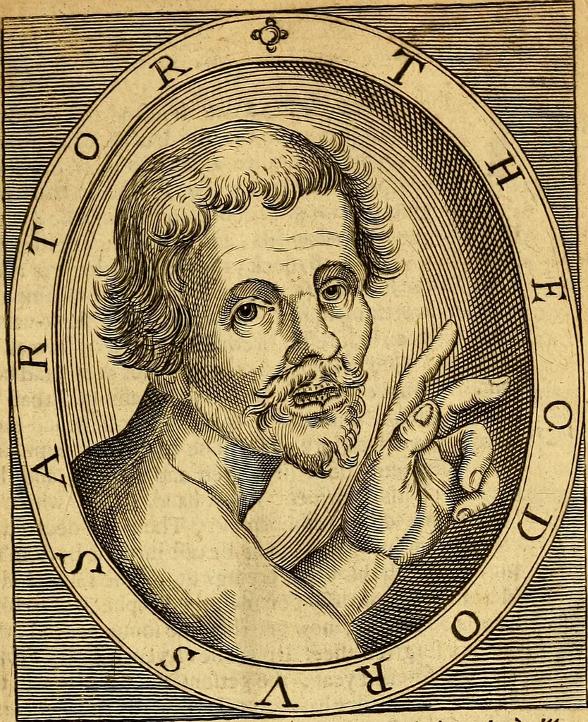 An illustration from [Pansébeia]: or, A view of all the religions in the world: with the severall church-governments, from the creation, to these times. Also, a discovery of all known heresies .., 1658, leaf 614