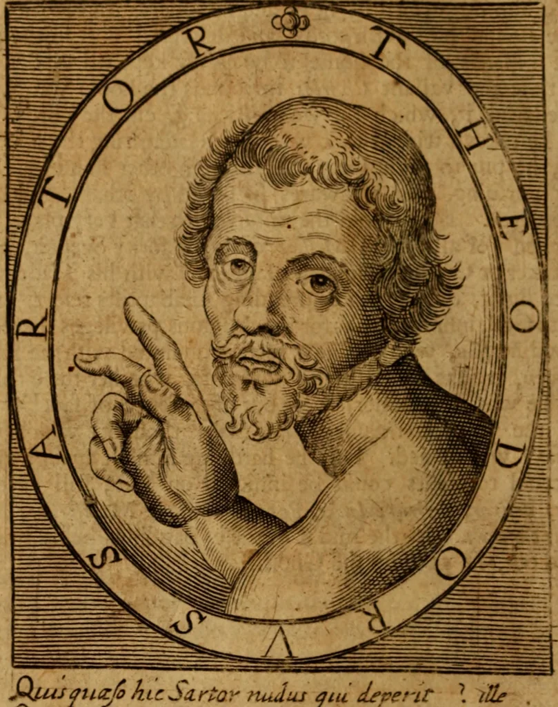 An illustration from Pansebeia, or, A view of all religions in the world : with the several church-governments, from the creation, till these times. Also, a discovery of all known heresies, in all ages and places: and choice observations and reflections throughout the whole., 1696, leaf 439