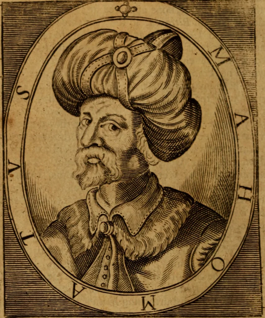 An illustration from Pansebeia, or, A view of all religions in the world : with the several church-governments, from the creation, till these times. Also, a discovery of all known heresies, in all ages and places: and choice observations and reflections throughout the whole., 1696, leaf 455