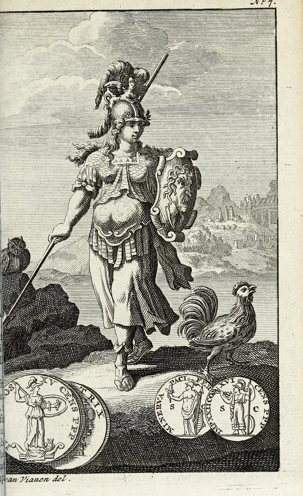 An illustration from Pantheum mythicum, seu, Fabulosa deorum historia : hoc epitomes eruditionis volumine breviter dilucidèque comprehensa, 1777, leaf 111