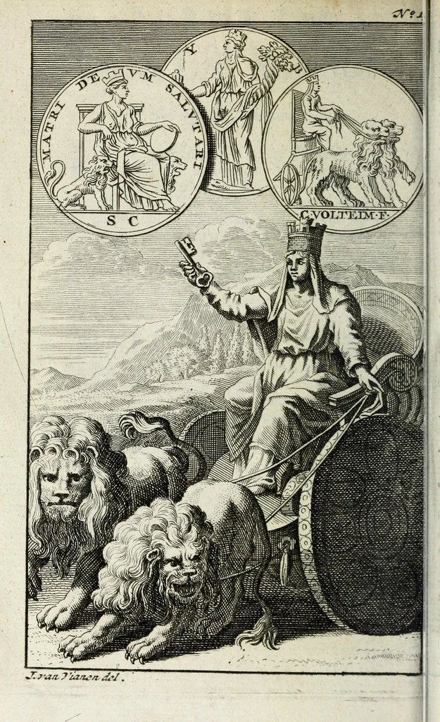 An illustration from Pantheum mythicum, seu, Fabulosa deorum historia : hoc epitomes eruditionis volumine breviter dilucidèque comprehensa, 1777, leaf 192