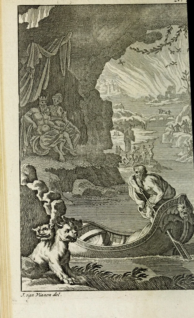 An illustration from Pantheum mythicum, seu, Fabulosa deorum historia : hoc epitomes eruditionis volumine breviter dilucidèque comprehensa, 1777, leaf 266