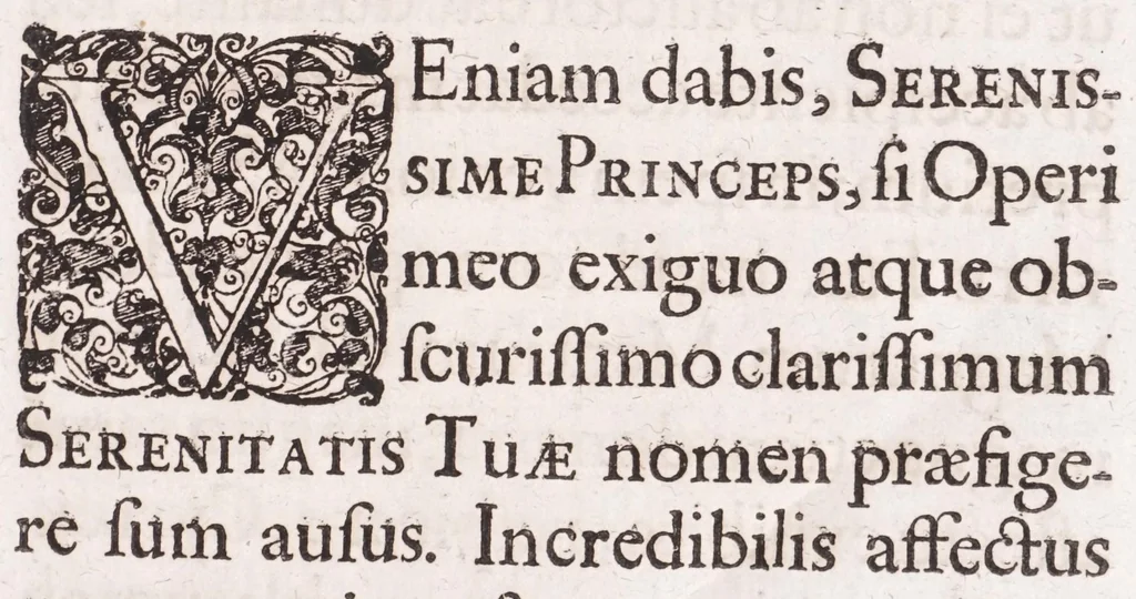 An illustration from Pantometrum Kircherianum, hoc est, Instrumentum geometricum novum à celeberrimo viro P. Athanasio Kirchero ante hac inventum : nunc decem libris, universam paenè practicam geometriam complectentibus explicatum, perspicuisque demonstrationibus illustratum, 1660, leaf 9