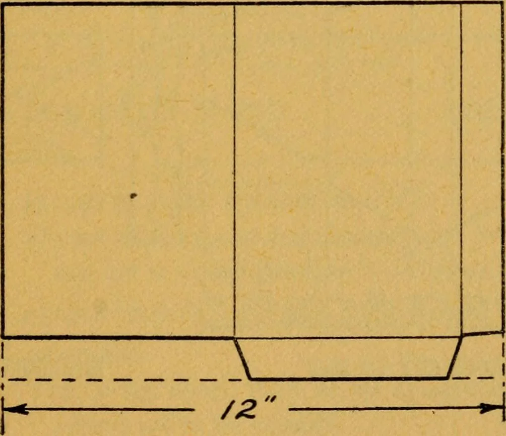 An illustration from Paper and cardboard construction, 1911, leaf 106
