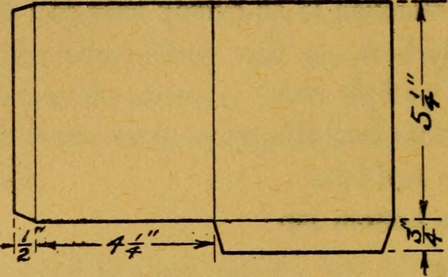 An illustration from Paper and cardboard construction, 1911, leaf 109