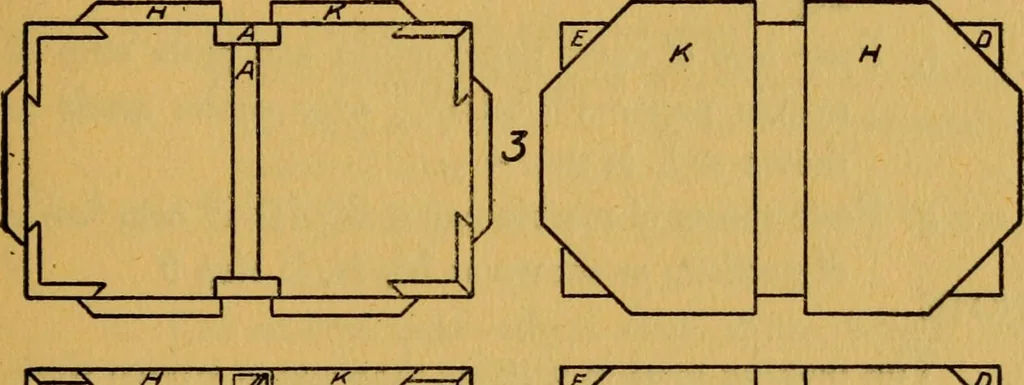 An illustration from Paper and cardboard construction, 1911, leaf 56