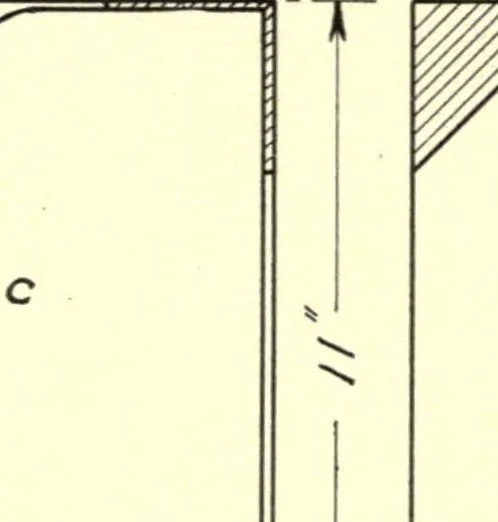 An illustration from Paper and cardboard construction : an analysis of the scope of paper and cardboard construction for primary grades of public schools...Book problems, box problems, card problems, envelope problems, 1913, leaf 112