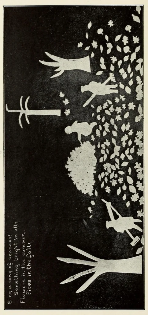 An illustration from Paper cutting correlated with the common school branches, 1922, leaf 42
