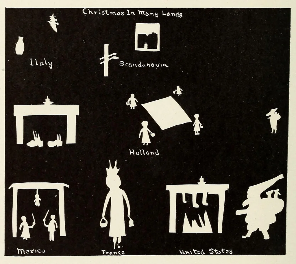 An illustration from Paper cutting correlated with the common school branches, 1922, leaf 46