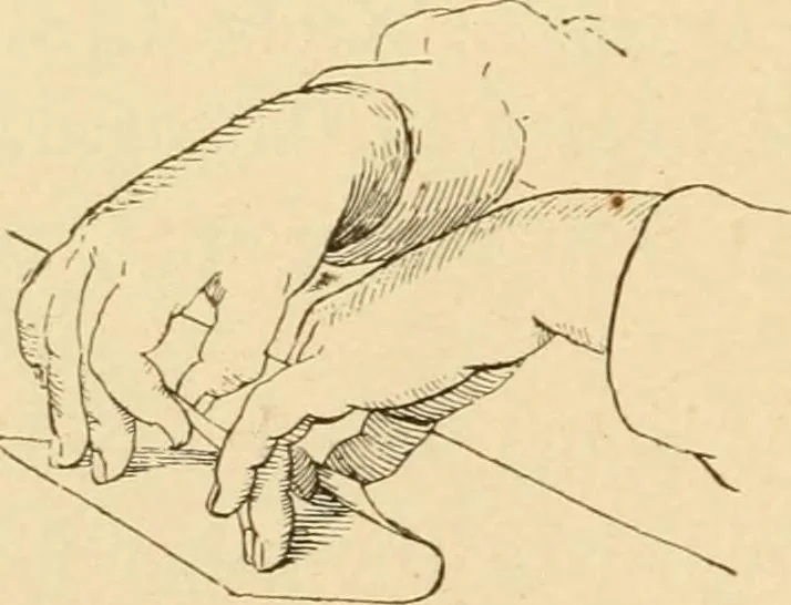 An illustration from Paper folding and cutting; a series of foldings and cuttings especially adapted to kindergartens and public schools, 1892, leaf 15
