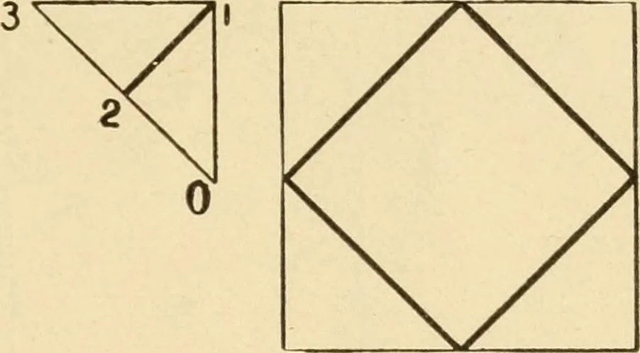An illustration from Paper folding and cutting; a series of foldings and cuttings especially adapted to kindergartens and public schools, 1892, leaf 30