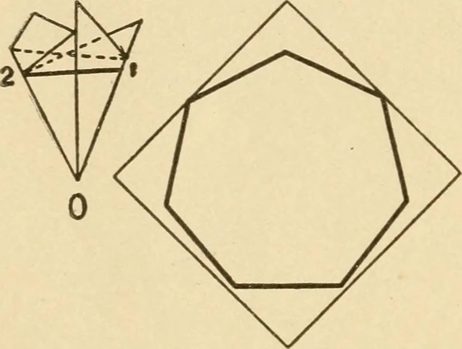 An illustration from Paper folding and cutting; a series of foldings and cuttings especially adapted to kindergartens and public schools, 1892, leaf 45