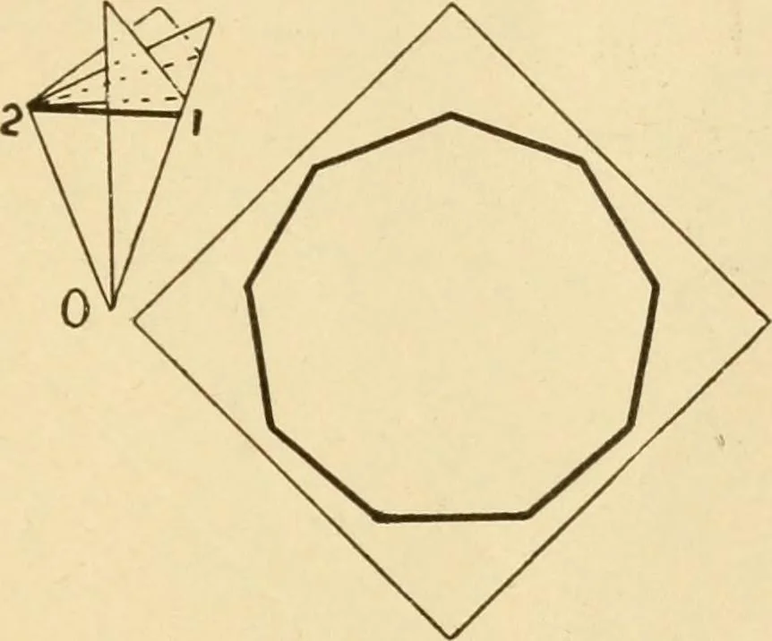 An illustration from Paper folding and cutting; a series of foldings and cuttings especially adapted to kindergartens and public schools, 1892, leaf 48