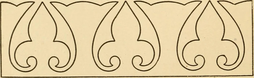 An illustration from Paper folding and cutting; a series of foldings and cuttings especially adapted to kindergartens and public schools, 1892, leaf 51