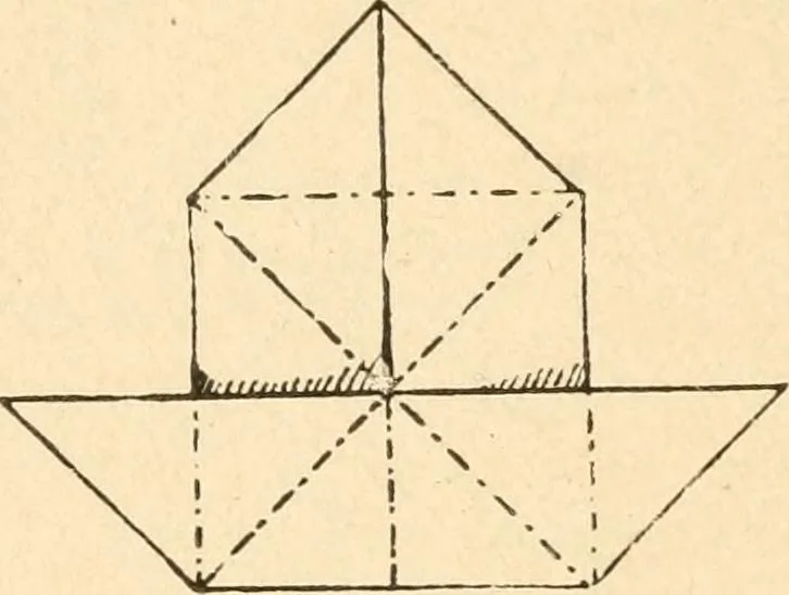 An illustration from Paper and scissors in the schoolroom, 1893, leaf 17