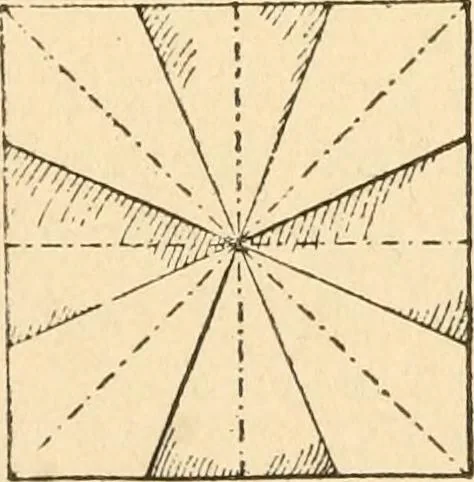 An illustration from Paper and scissors in the schoolroom, 1893, leaf 21