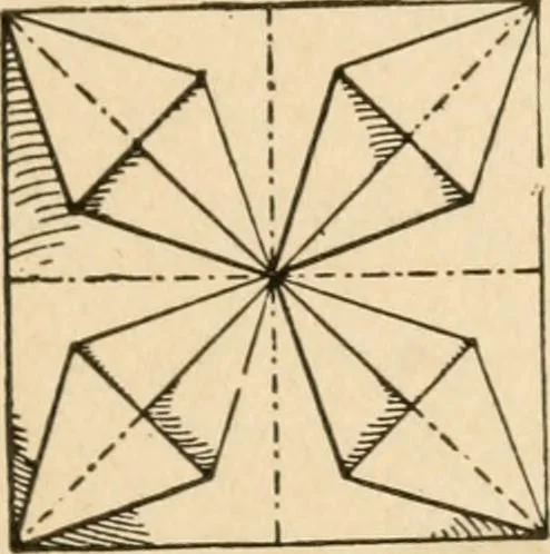 An illustration from Paper and scissors in the schoolroom, 1893, leaf 22