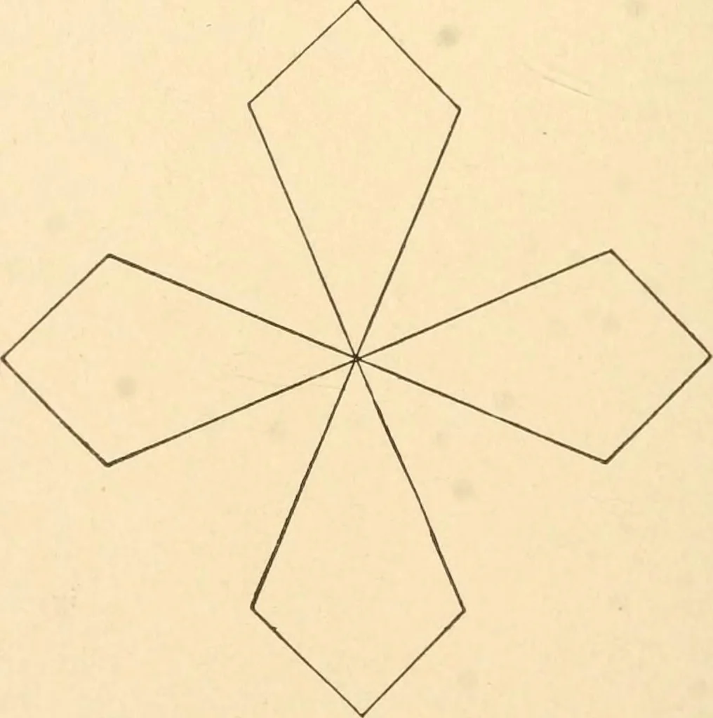 An illustration from Paper and scissors in the schoolroom, 1893, leaf 35