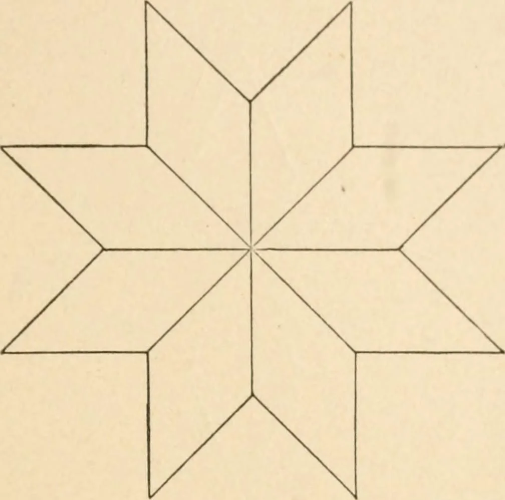 An illustration from Paper and scissors in the schoolroom, 1893, leaf 38