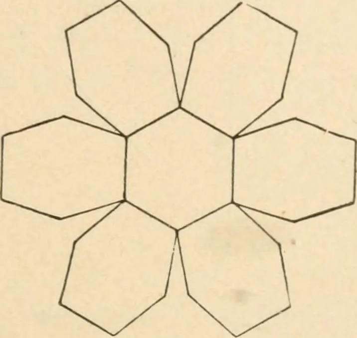 An illustration from Paper and scissors in the schoolroom, 1893, leaf 42