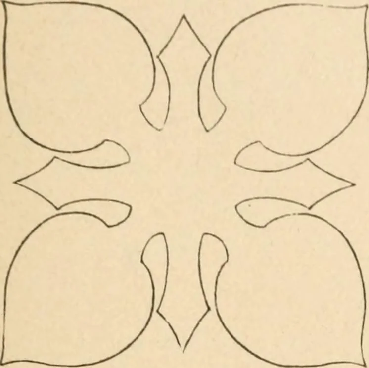 An illustration from Paper and scissors in the schoolroom, 1893, leaf 54
