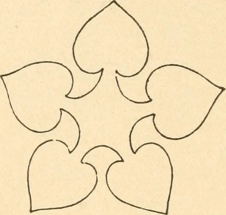 An illustration from Paper and scissors in the schoolroom, 1893, leaf 57