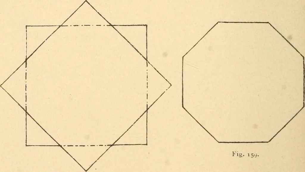 An illustration from Paper and scissors in the schoolroom, 1893, leaf 61