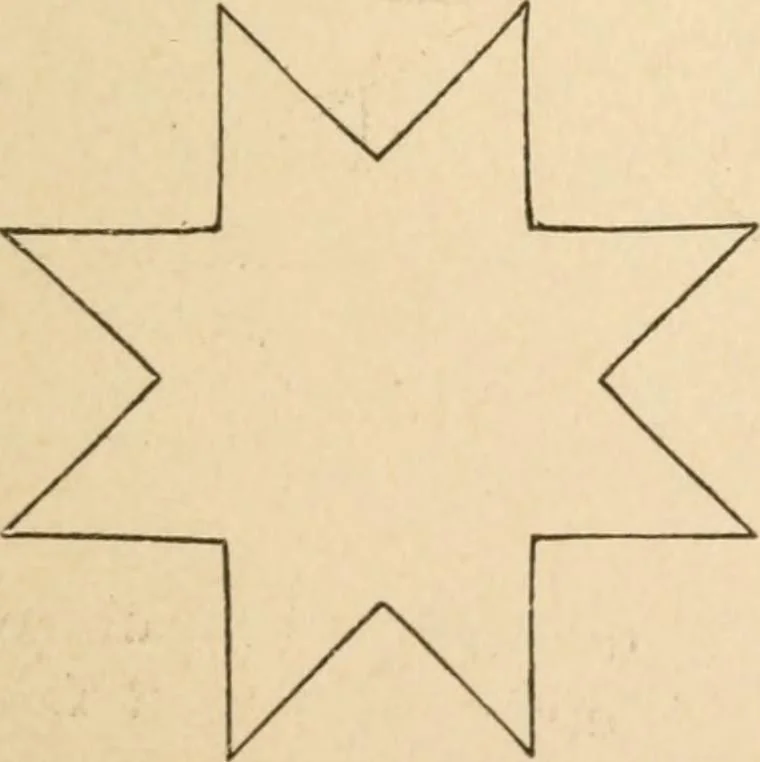 An illustration from Paper and scissors in the schoolroom, 1893, leaf 62