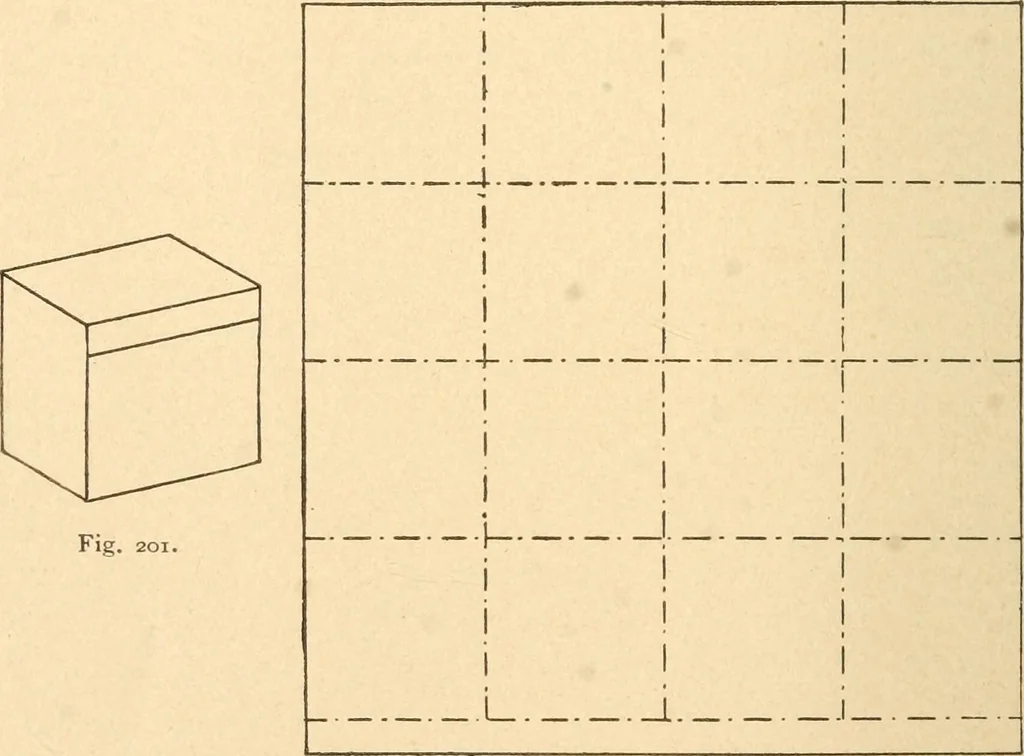 An illustration from Paper and scissors in the schoolroom, 1893, leaf 71