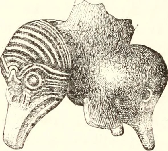 An illustration from Papers of the Peabody Museum of American Archaeology and Ethnology, Harvard University, 1904, leaf 351